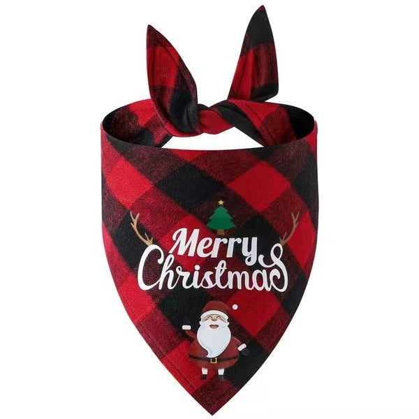 Festive Holiday Small, Medium, and Large Dog & Cat Bandanas