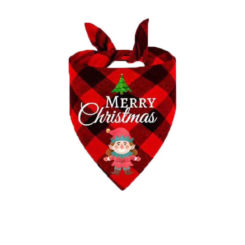 Festive Holiday Small, Medium, and Large Dog & Cat Bandanas