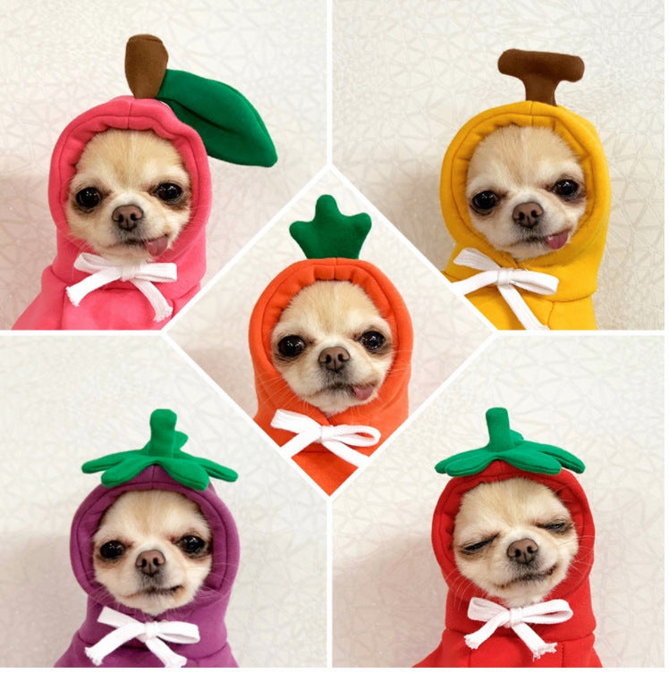 Festive Sweatshirt Fleece Hoodle for Small Medium-Sized Dogs Cats