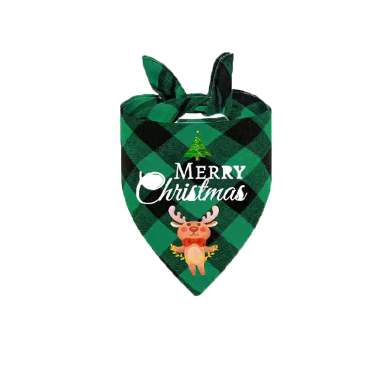 Festive Holiday Small, Medium, and Large Dog & Cat Bandanas
