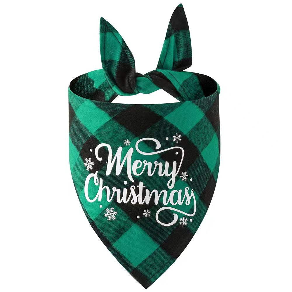 Festive Holiday Small, Medium, and Large Dog & Cat Bandanas